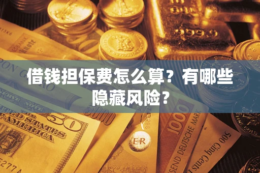 济南借钱担保费怎么算？有哪些隐藏风险？