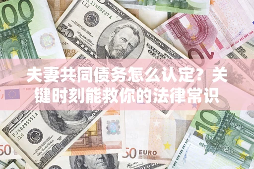 济南夫妻共同债务怎么认定？关键时刻能救你的法律常识
