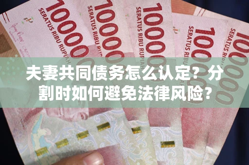 济南夫妻共同债务怎么认定？分割时如何避免法律风险？